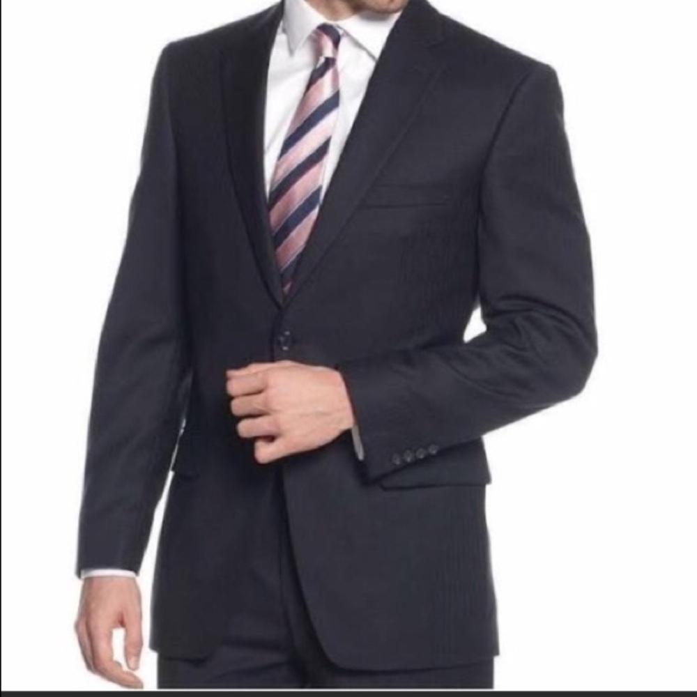 Black suit jacket size 44L rarely worn